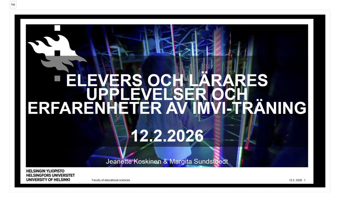 Forskningsstudie startar i Kauniaisten kaupunki - Grankulla stad, Finland!