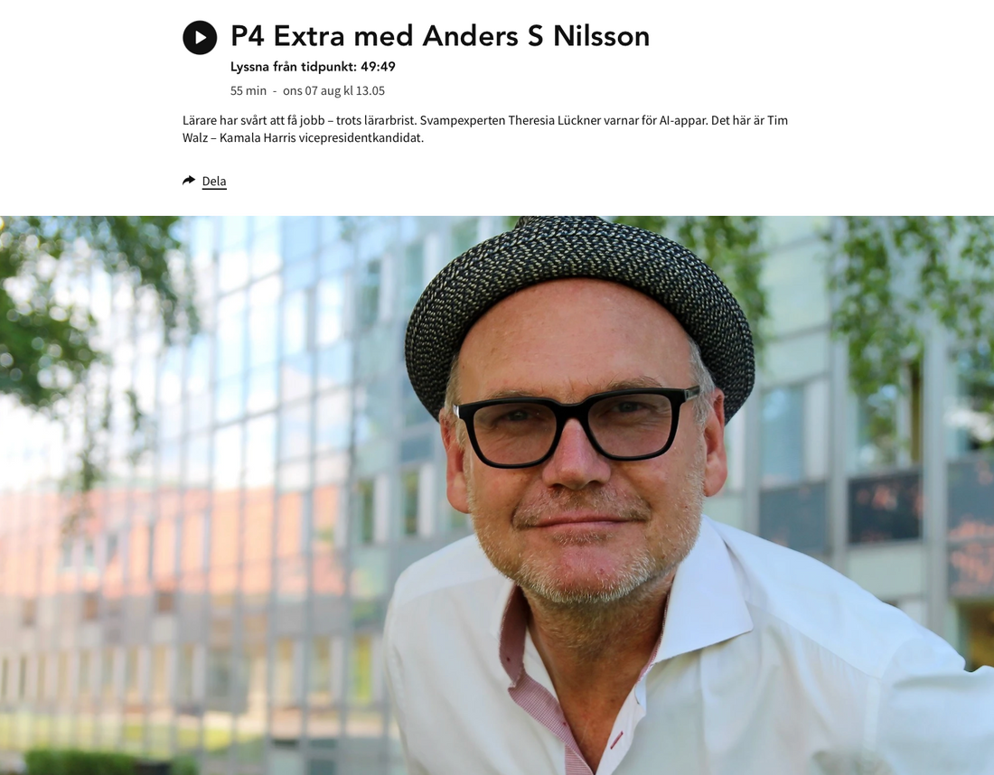 Imvi Labs intervjuas i P4 Extra av Lasse Persson